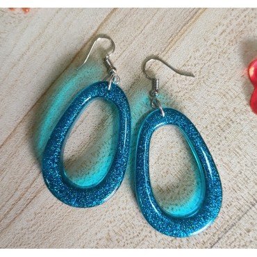 Summer Style Blue Earrings